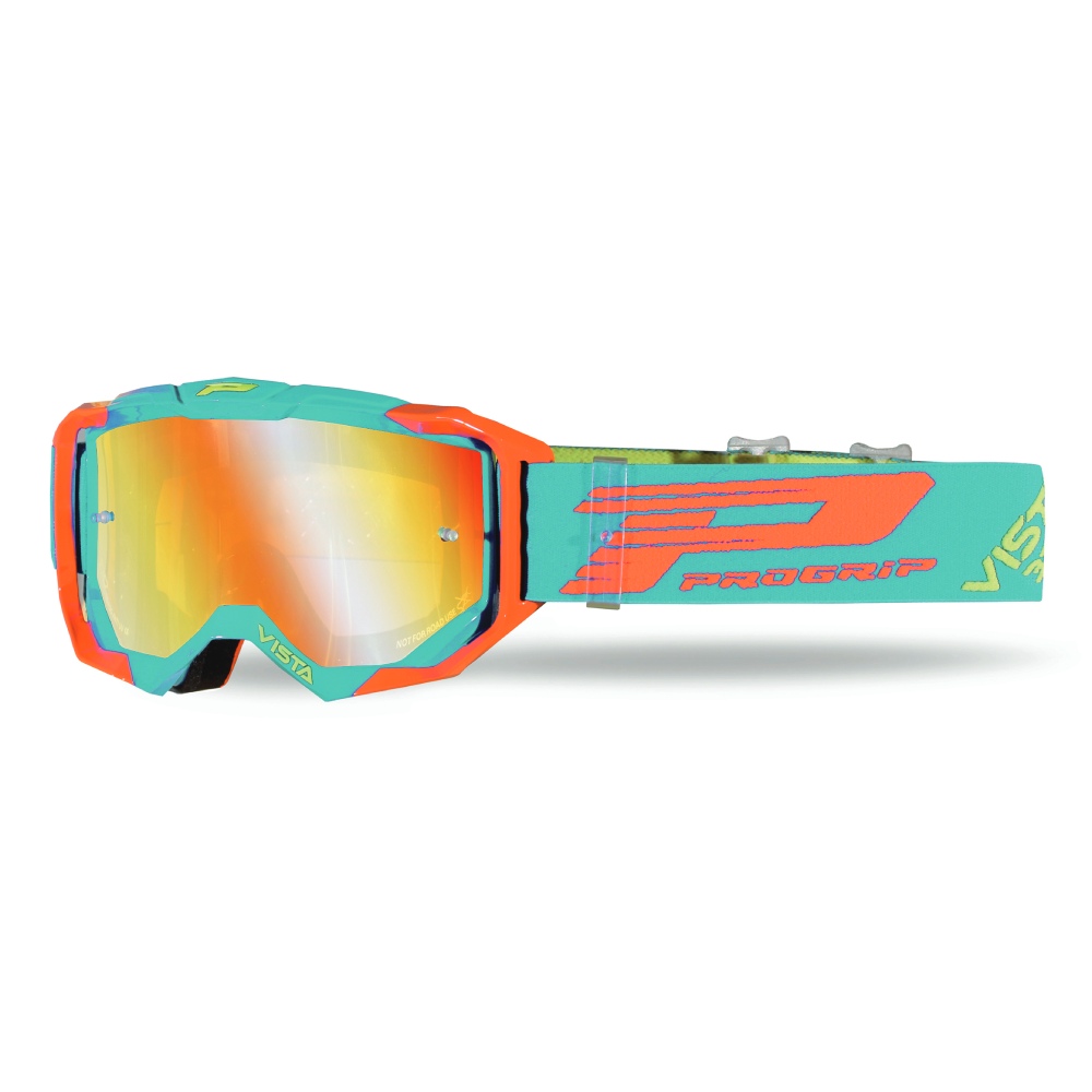Goggles Pro Grip Vista - Green Orange mirrored lens orange 3303-383-FL