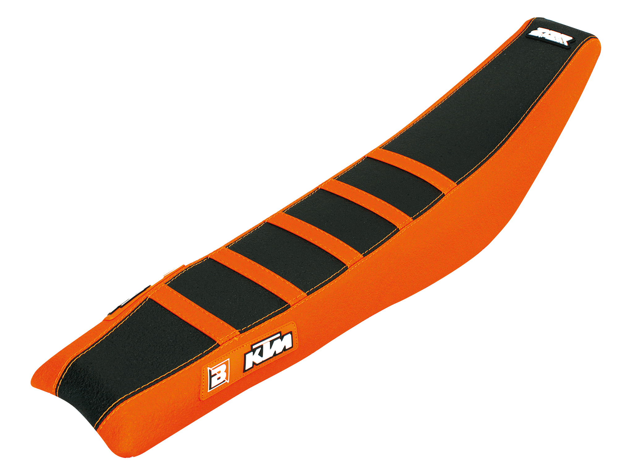 Seat cover Blackbird KTM 300 EXC (17-19) zebra black e orange BL-1524Z