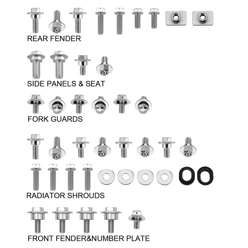 Plastics Screw Kit Kawasaki KX 250 F (17-21) DS89.5302