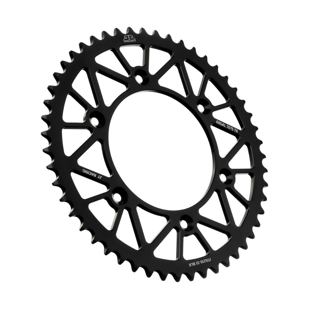 Rear sprocket JT ergal Beta RR 350 (13-25) 51 teeth black JTA210.51BLK