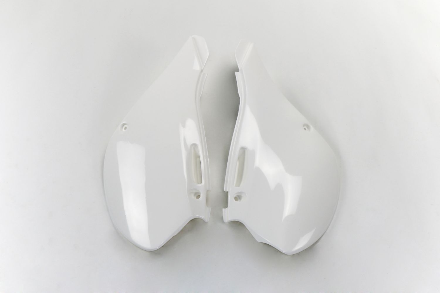 Side number plates Kawasaki KX 125 (99-02) white* KA03721-047
