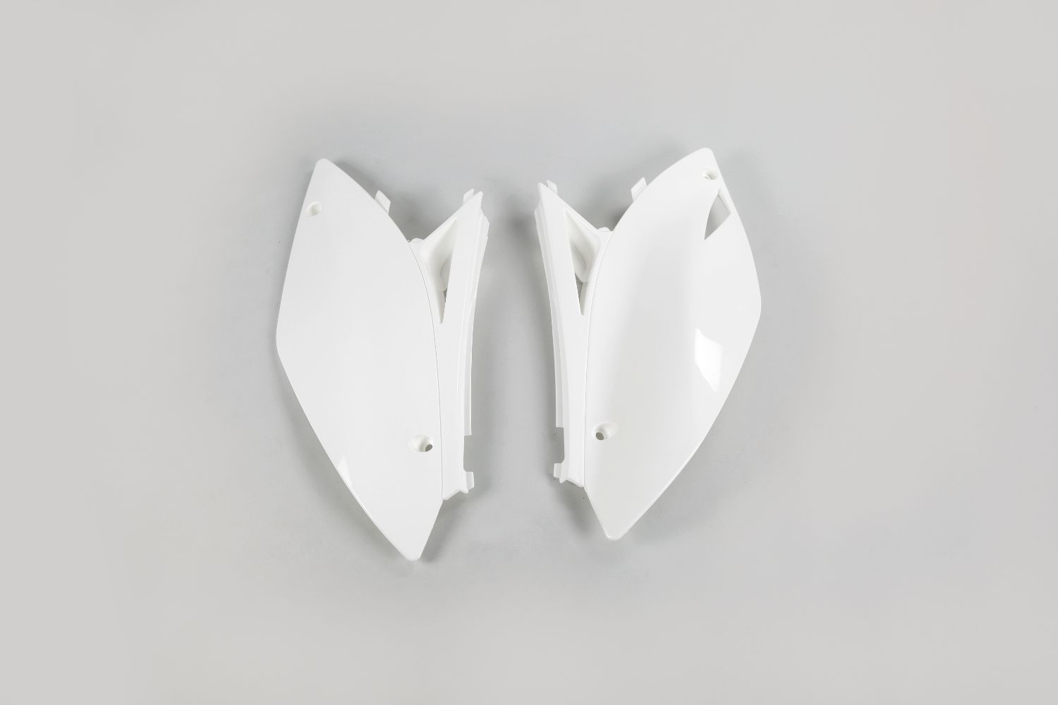 Side number plates Kawasaki KX 250 F (09-12) white KA04700-047