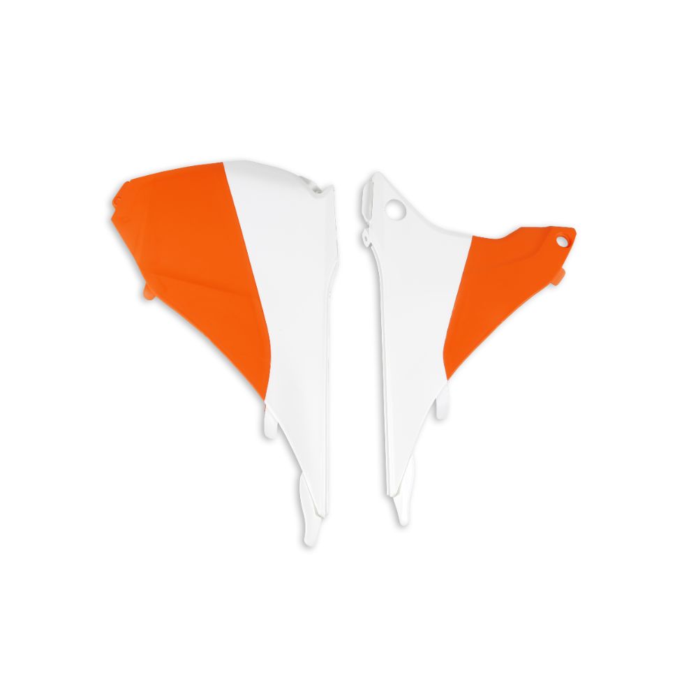 Airbox cover KTM 200 EXC (14-16) white e orange* KT04054-999W
