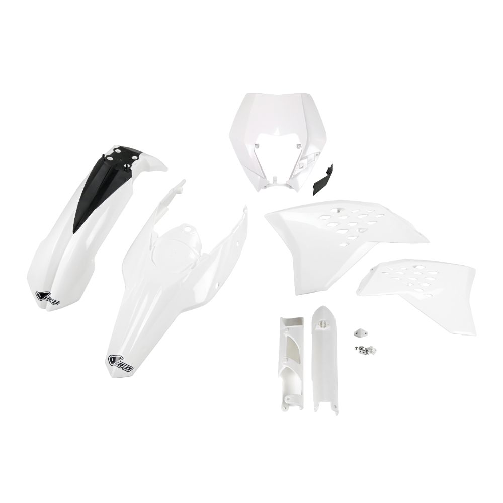 Plastics kit KTM 250 EXC-F (09-11) - colour white KTKIT520F-047