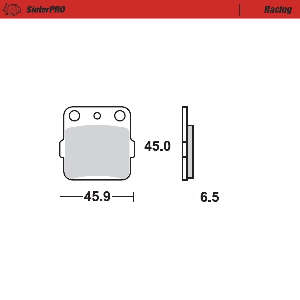 Brake pads Moto Master Honda CR 80 (92-02) front racing MM-091011
