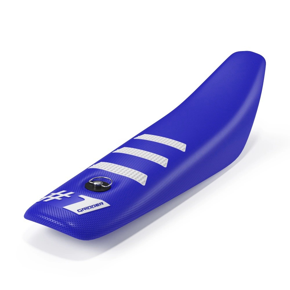 Universal seat cover Onegripper - Mini Light Rib blue and white Universal seat cover Onegripper - Mini Light Rib blue and white
