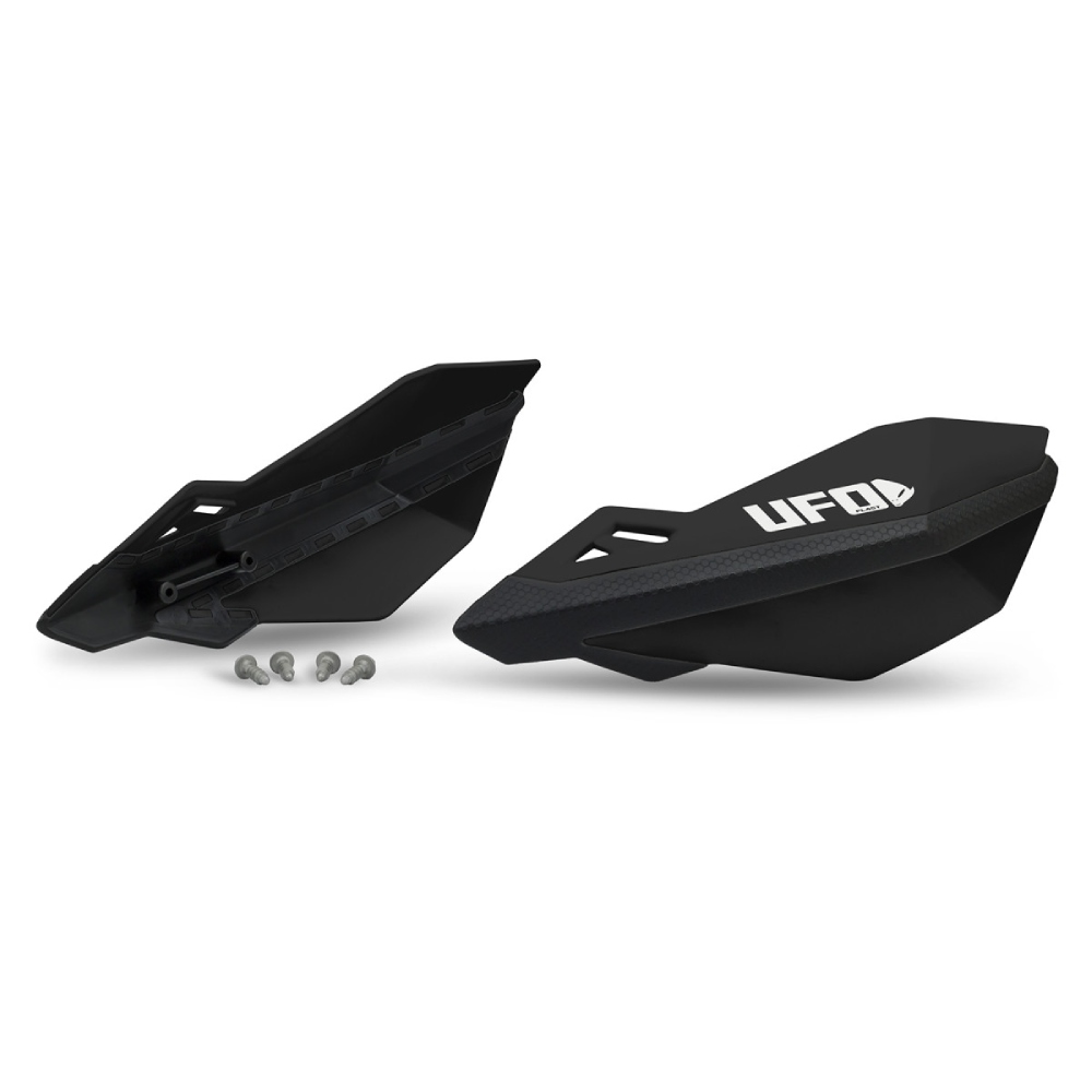 Pair of handguards UFO TRAXION for lever mounts black PM01676-001