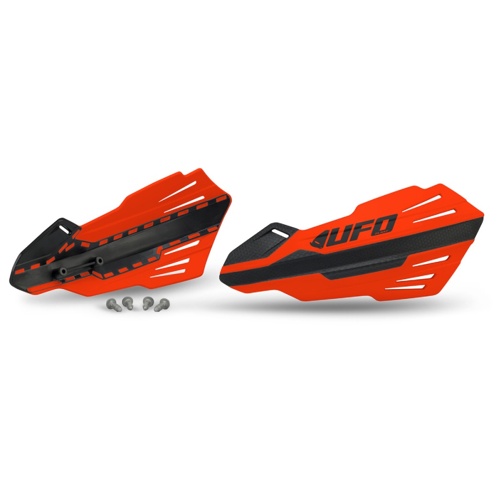 Pair of handguards UFO MERCURY for lever mounts neon orange PM01677-FFLU