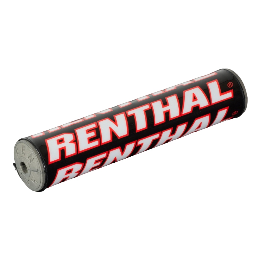 Handlebar pad Renthal black and red - Handlebar with crossbar R-P261