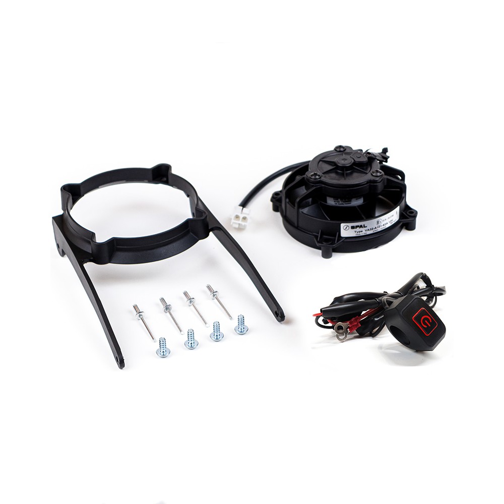 Radiator fan kit Husaberg 250 TE (10-14) manual SPAL SP-RFS-K1-SR