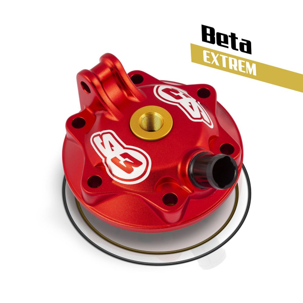 Cylinder head S3 Beta RR 300 (22-26) - Extreme red XTR-B73-300-R