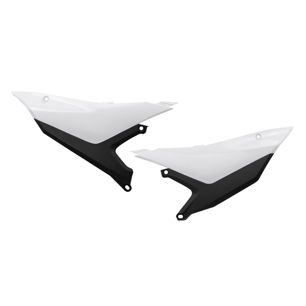 Side number plates Yamaha YZ 450 F (26) white e black YA05806-046